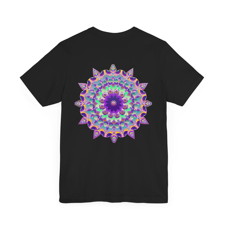 Beautiful Mandala Tee with colorful and symmetrical mandala print, symbolizing unity and harmony