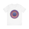 Colorful Mandala Meditation Tee with Intricate Design for Spiritual and Relaxation Practices