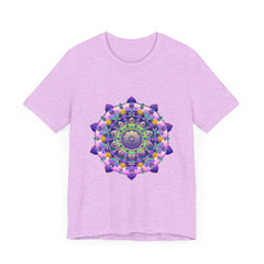 Vibrant Mandala Tee featuring an intricate and colorful design with vibrant and bold colors, perfect for adding a pop of personality to any outfit