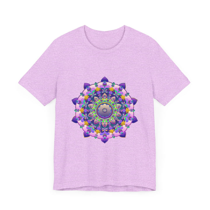 Vibrant Mandala Tee featuring an intricate and colorful design with vibrant and bold colors, perfect for adding a pop of personality to any outfit