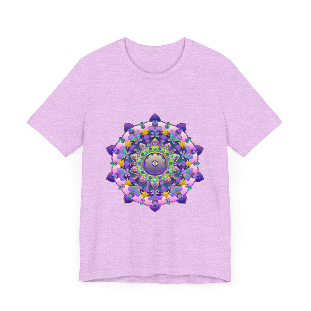 Vibrant Mandala Tee featuring an intricate and colorful design with vibrant and bold colors, perfect for adding a pop of personality to any outfit