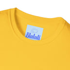 Lotus Mandala Unisex T-Shirt featuring a hand-drawn unique design by Blululi