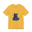 Black Cat Mystery - Abstract T-Shirt featuring a unique and striking design