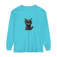 Cute Kitten with Blue Eyes Long Sleeve T-Shirt Alt Text 36
