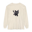 Adorable watercolor illustration of a playful kitten printed on a high-quality t-shirt
