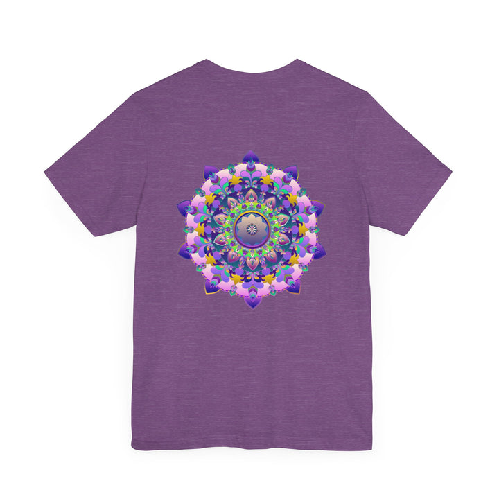 Vibrant Mandala T-shirt with intricate geometric design representing spiritual peace and harmony, perfect for yoga and meditation enthusiasts