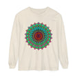 Vibrant Mandala Long Sleeve T-Shirt - Spiritual Art 16