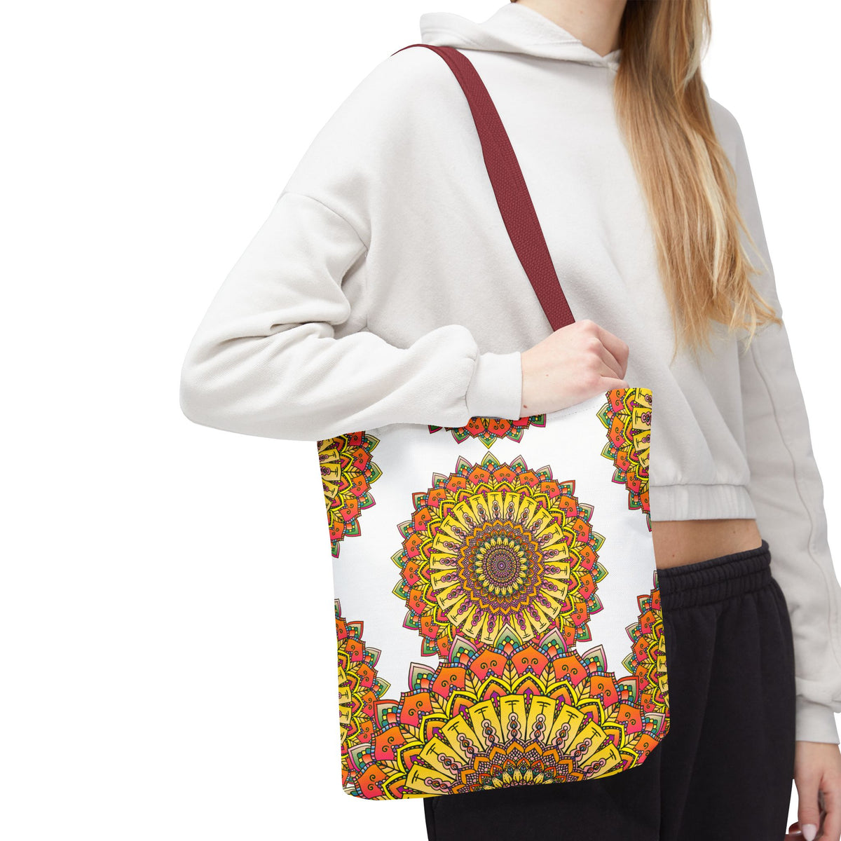 Solar Mandala Tote Bag