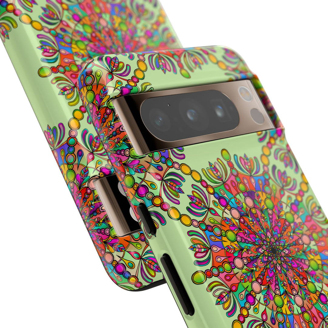 Intricate Mandala Phone Case in Lively Colors for Unique Style