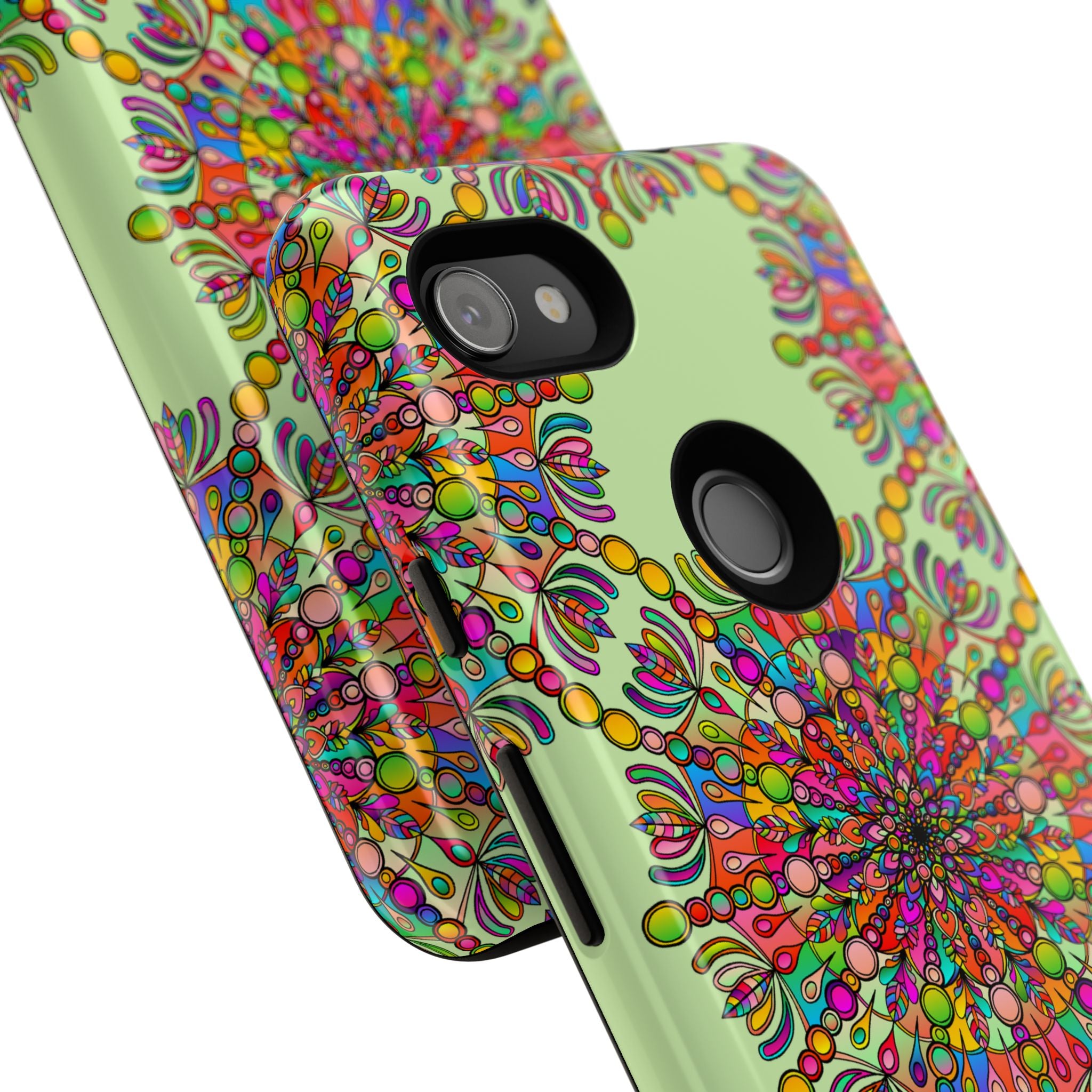 Intricate Mandala Phone Case in Lively Colors for Unique Style