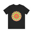 Vibrant Mandala Tee with intricate and colorful design, perfect for adding a pop of color and style to any outfit