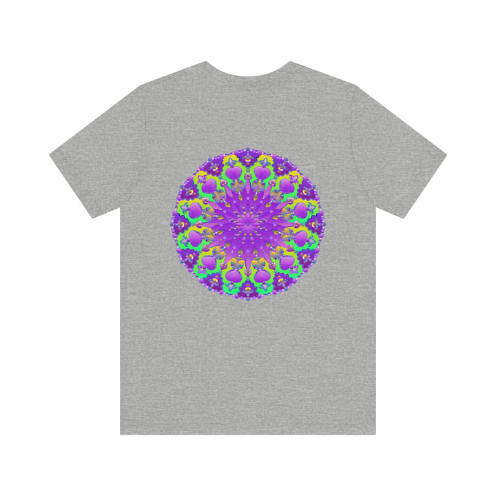  Purple Mandala Tee - Spiritual Peace & Harmony for inner calm and positive energy 