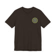 Colorful mandala t-shirt with intricate floral design representing peace and harmony