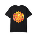 Handmade Mandala T-Shirt featuring intricate design, perfect for yoga and meditation, unisex style