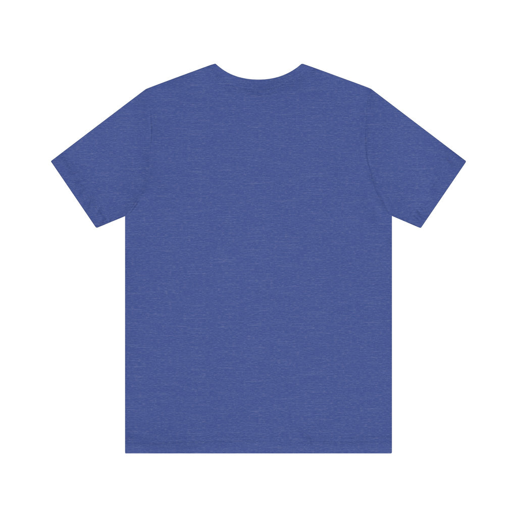 Abstract purple cat mystery t-shirt with a unique, eye-catching design