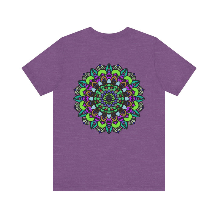 Peaceful and calming mandala design on a high-quality tee