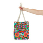 Colorful Mandala Tote Bag — Vibrant Boho All-Over Print Beach & Market Tote