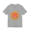 Beautiful and vibrant mandala tee featuring spiritual art designs