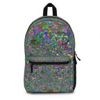 Mandala Pattern Backpack in Bold Hues for School and Travel