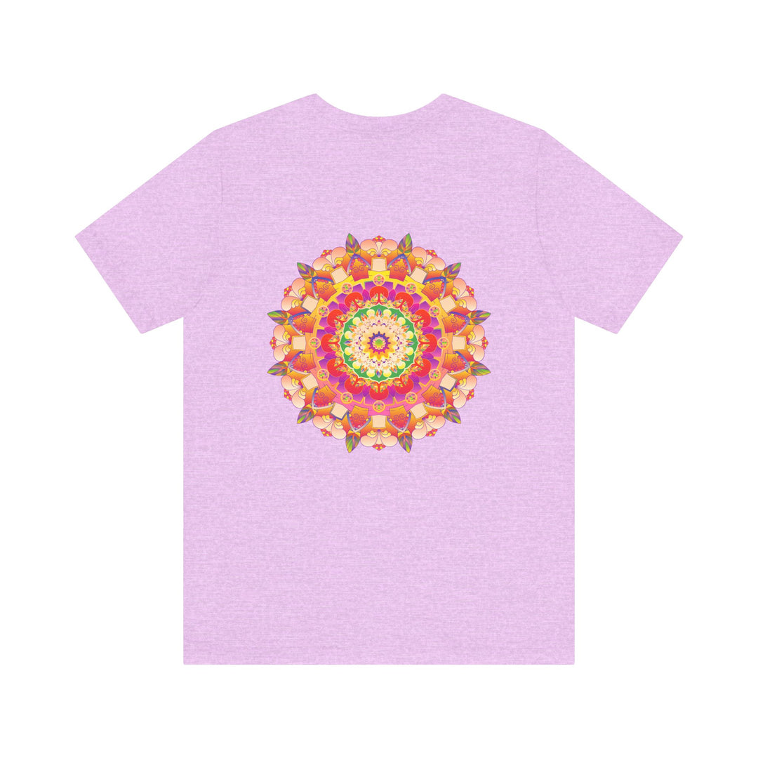 Beautiful and colorful Vibrant Mandala Tee promoting spiritual peace and harmony