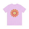 Beautiful and colorful Vibrant Mandala Tee promoting spiritual peace and harmony
