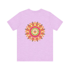 Beautiful and colorful Vibrant Mandala Tee promoting spiritual peace and harmony