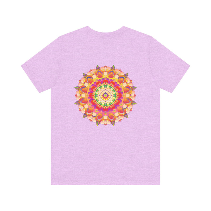 Beautiful and colorful Vibrant Mandala Tee promoting spiritual peace and harmony