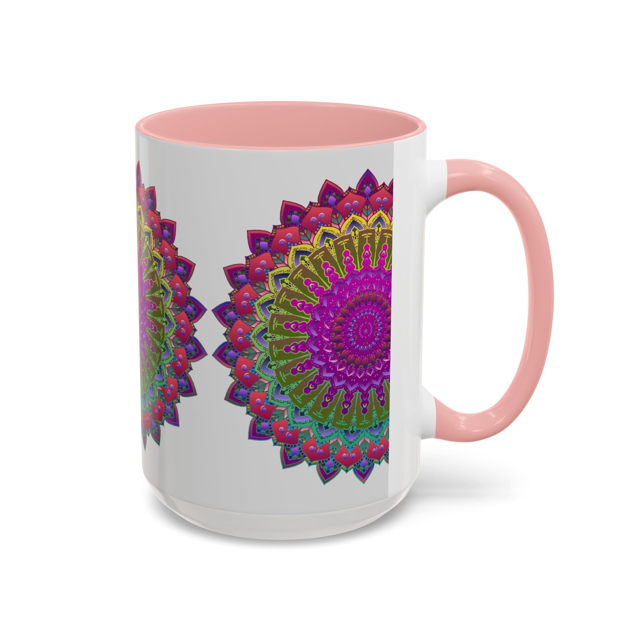 Colorful Mandala Art Mug with Detailed and Unique Design