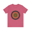 Colorful Mandala Tee featuring an intricate and vibrant design, perfect for adding a pop of color to any outfit