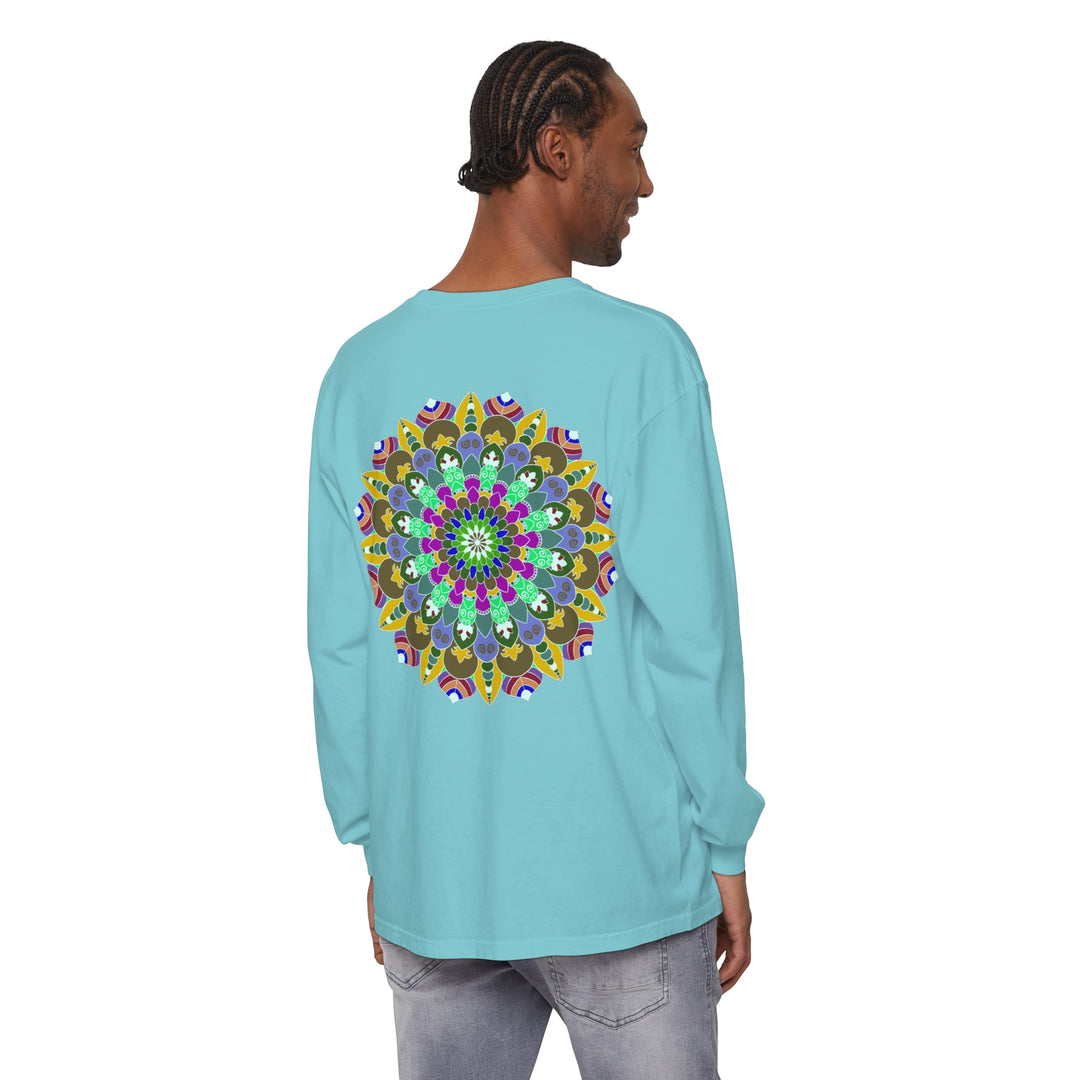 Colorful Mandala Long Sleeve T-Shirt - Spiritual Art 53