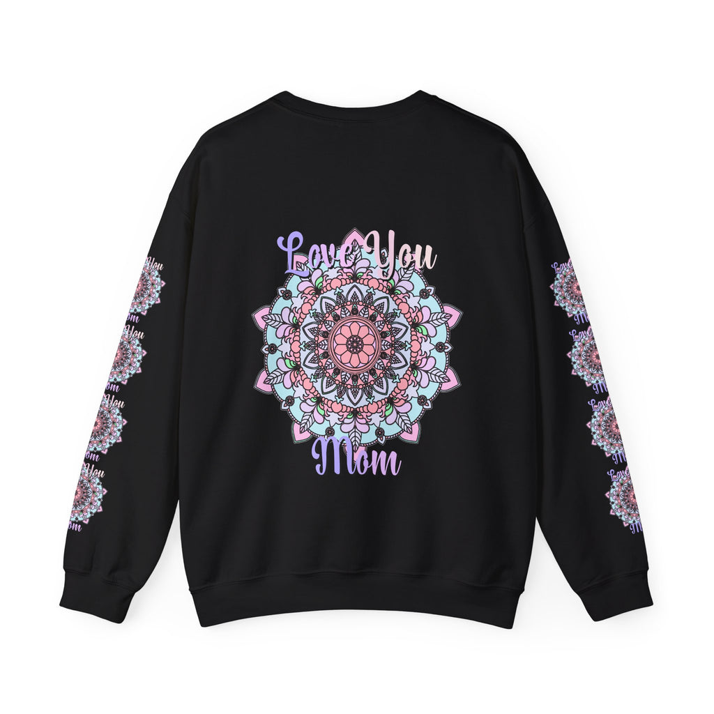 Felpa Mandala per la Mamma con Design Accorato dai Toni Tenui