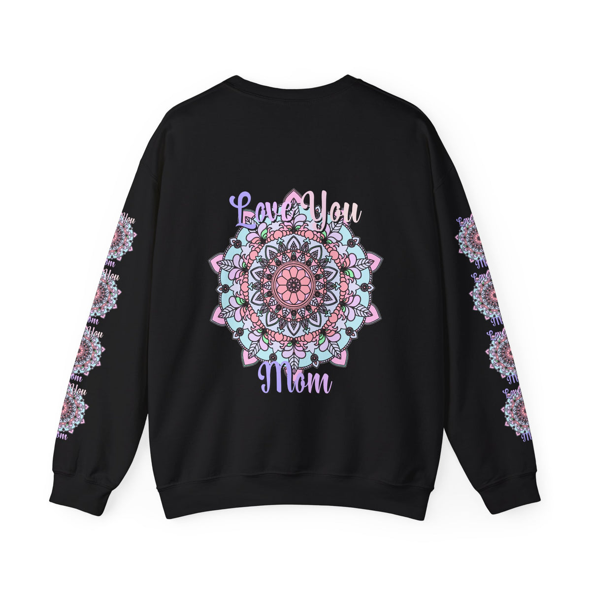 Felpa Mandala per la Mamma con Design Accorato dai Toni Tenui