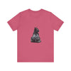 A stylish and eye-catching Mystical Black Cat T-Shirt featuring a detailed feline design