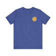 A colorful and intricately designed mandala t-shirt promoting spiritual peace and harmony