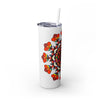 20oz Skinny Tumbler with Hand - drawn Colorful Mandala Design - Keeps Drinks Hot/Cold - BPA - Free - Blululi