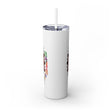20oz Skinny Tumbler with Hand - Drawn Halloween Mandala Design - Keeps Drinks Hot/Cold - BPA - Free - Blululi