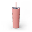 20oz Skinny Tumbler with Hand - Drawn Halloween Mandala Design - Keeps Drinks Hot/Cold - BPA - Free - Blululi
