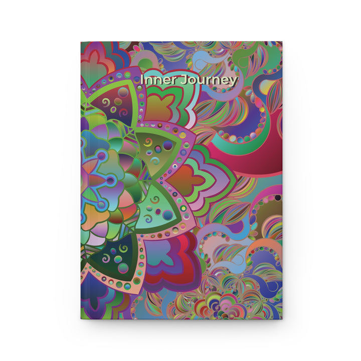 Colorful Mandala Hardcover Journal — Vibrant Aesthetic Diary & Color Therapy Notebook