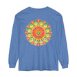 Stylish and vibrant Intricate Mandala Long Sleeve T-Shirt - Vibrant Art with a colorful and detailed mandala design