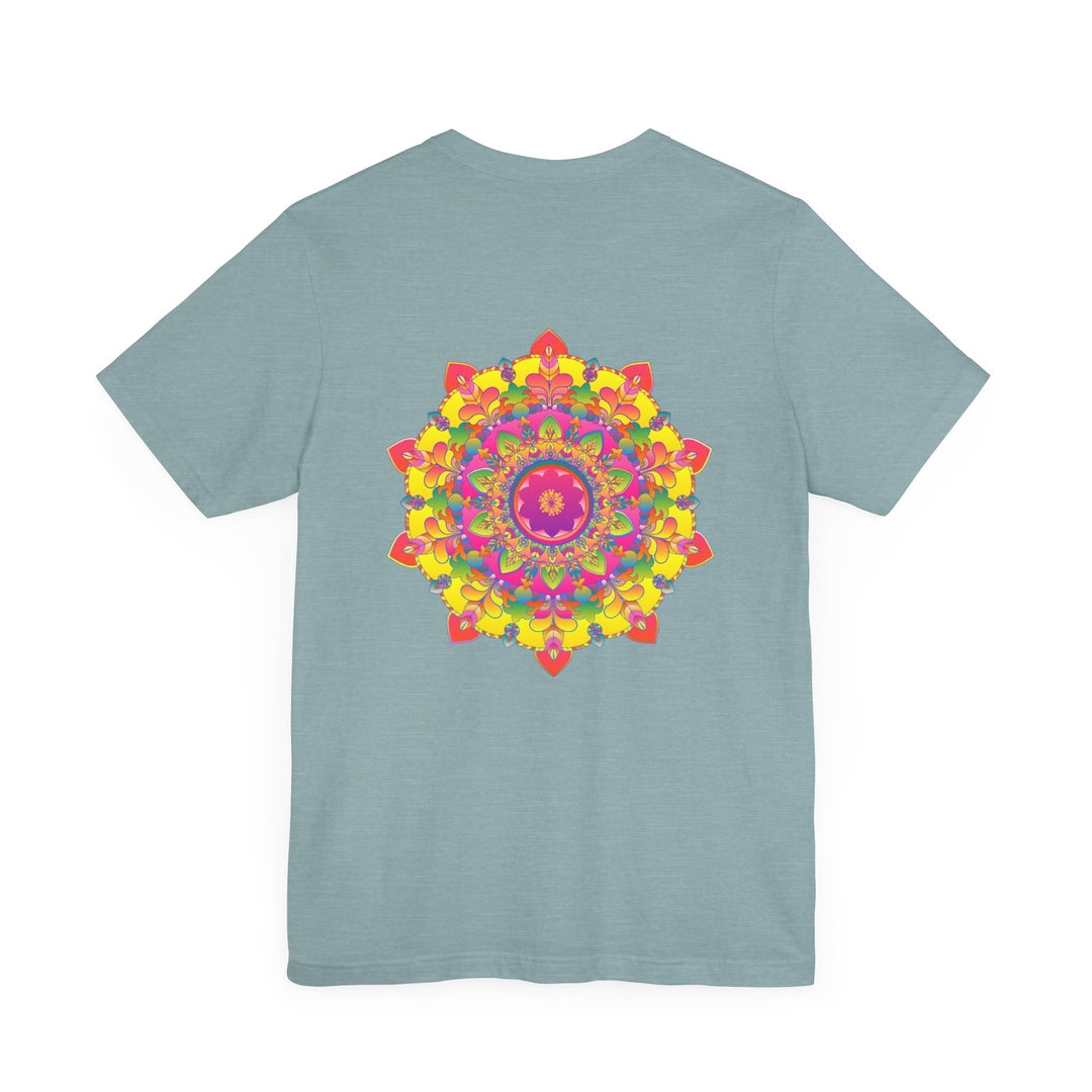 Vibrant Mandala Tee featuring intricate spiritual design symbolizing peace and harmony for a serene and balanced lifestyle