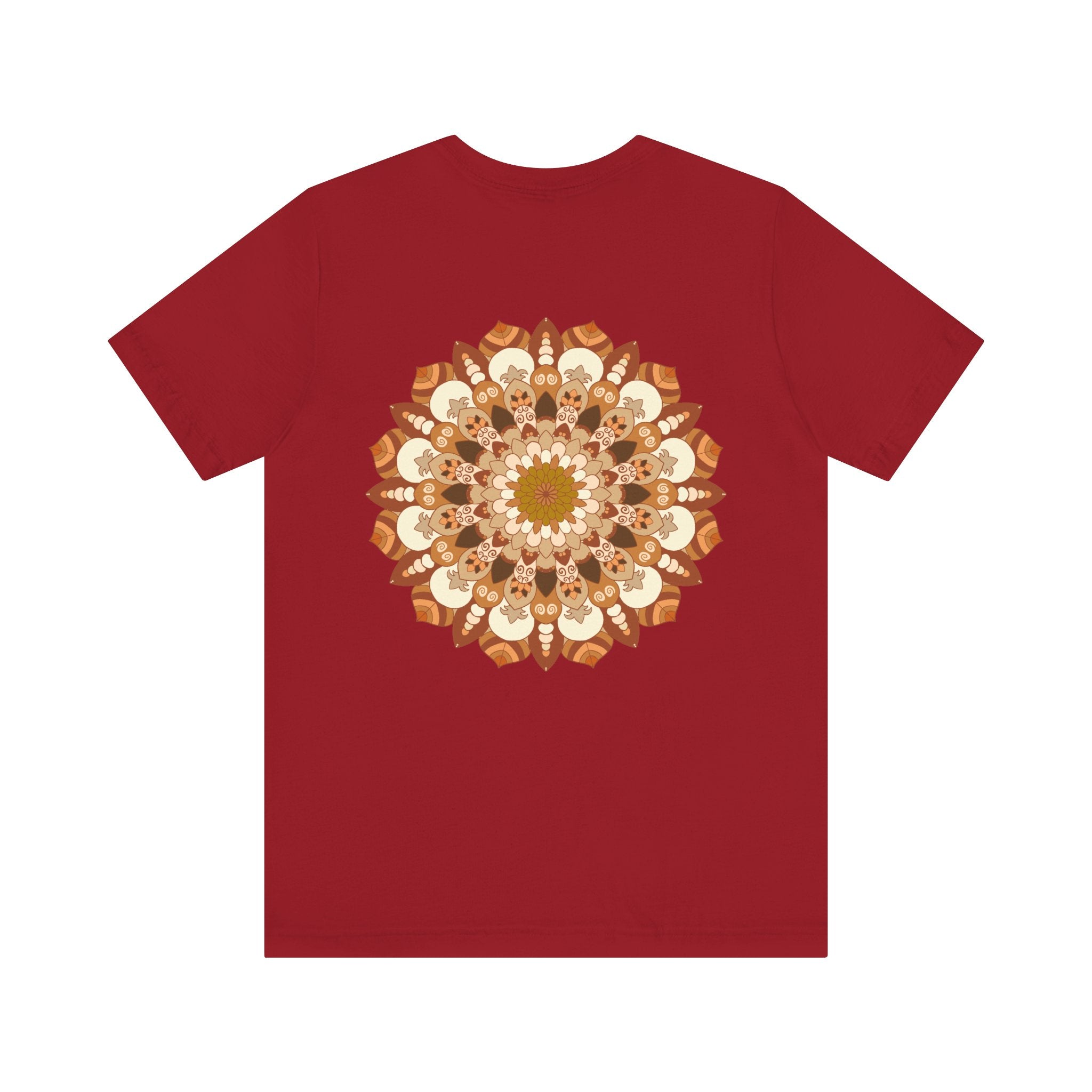 A beautiful Mandala Tee featuring intricate spiritual designs for peace and harmony