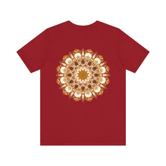 A beautiful Mandala Tee featuring intricate spiritual designs for peace and harmony