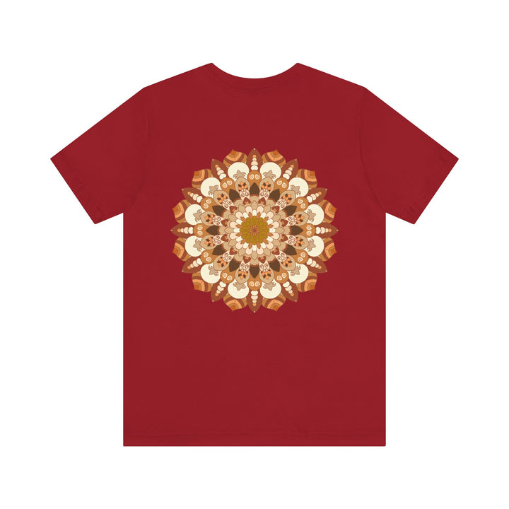 A beautiful Mandala Tee featuring intricate spiritual designs for peace and harmony