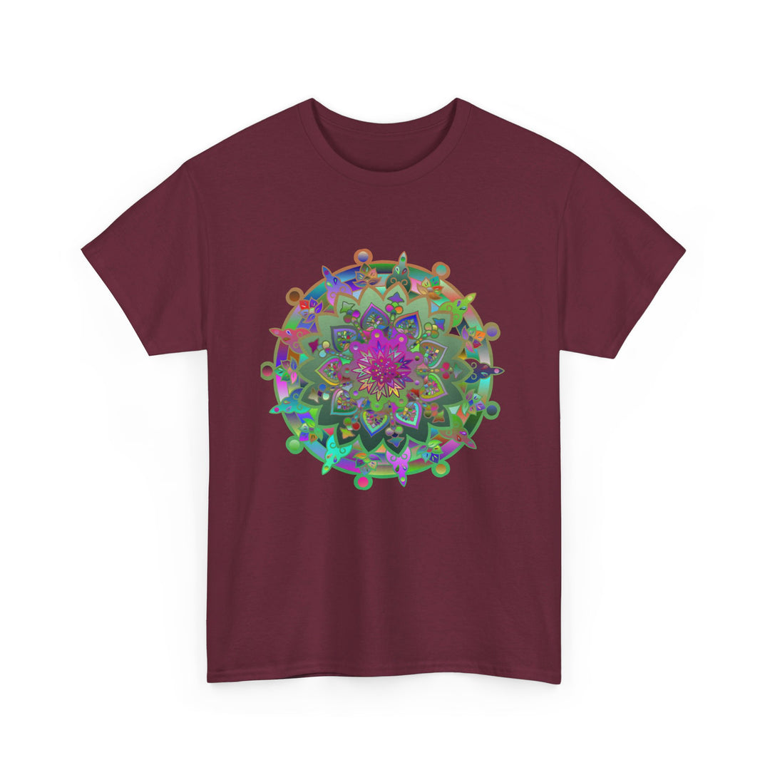 High-quality unisex tee with an inspiring mandala art print