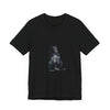 Black Cat Watercolor T-Shirt featuring a mystical design, perfect for cat lovers and those who appreciate unique, artistic clothing