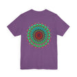 Colorful mandala tee symbolizing inner peace and tranquility