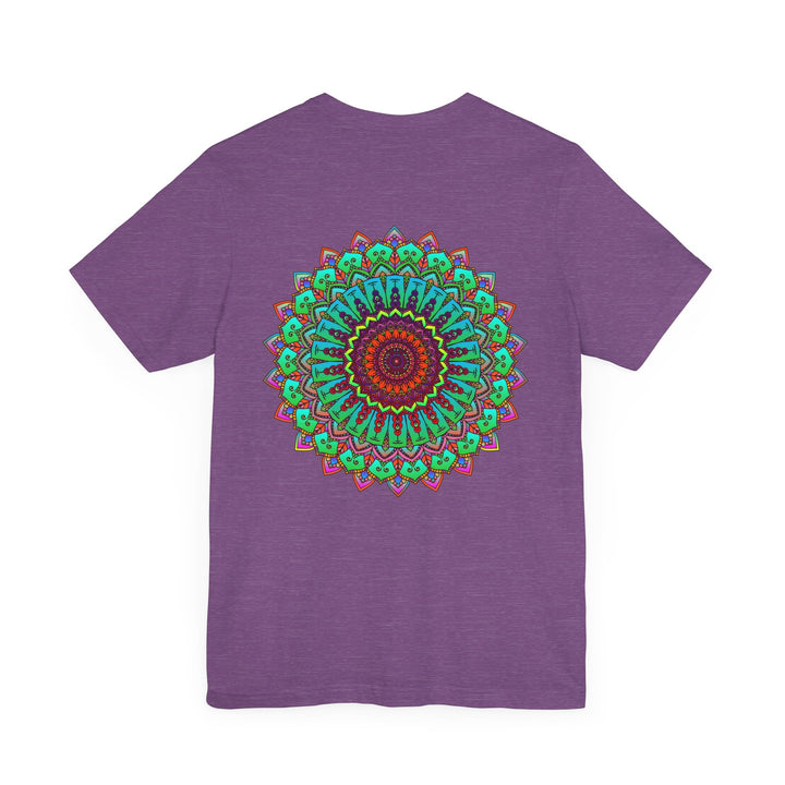 Colorful mandala tee symbolizing inner peace and tranquility