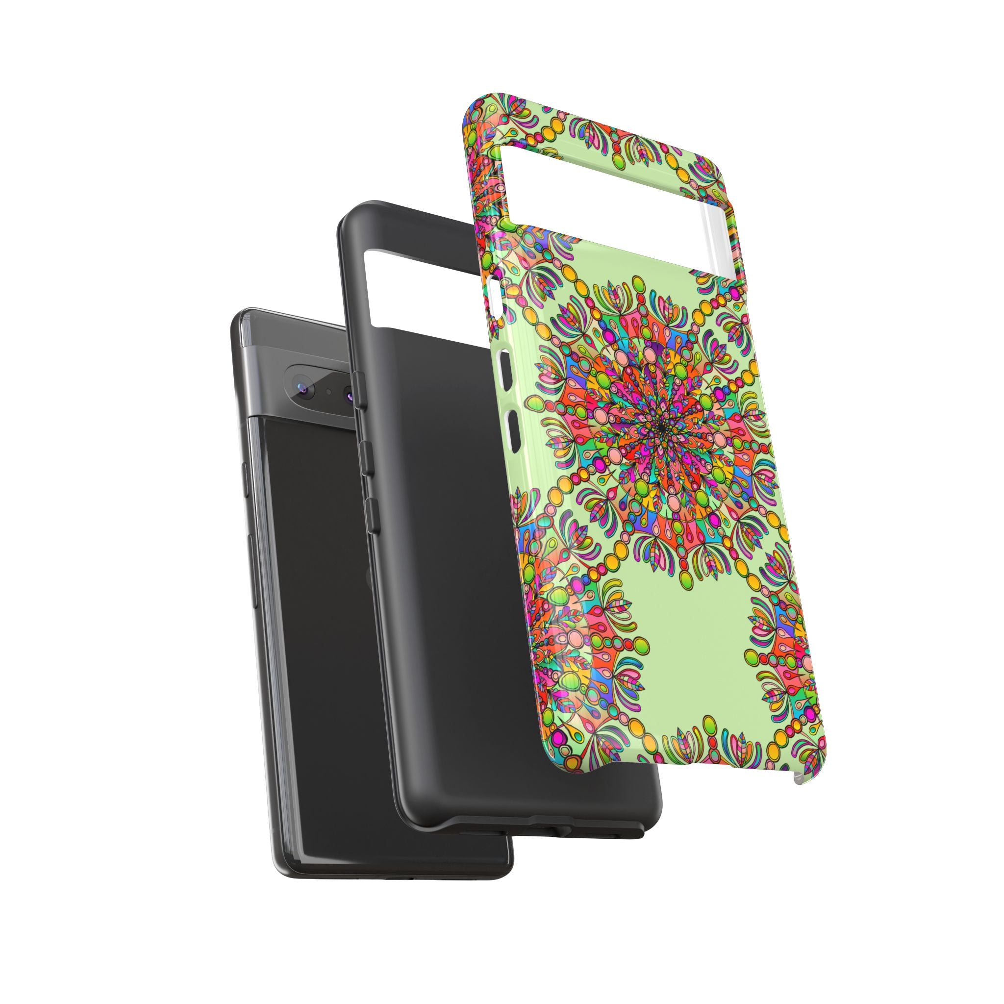 Vibrant Mandala iPhone & Google Pixel Case | Tough Cases