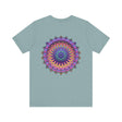 Vibrant Mandala T-Shirt featuring intricate spiritual design for peace and harmony