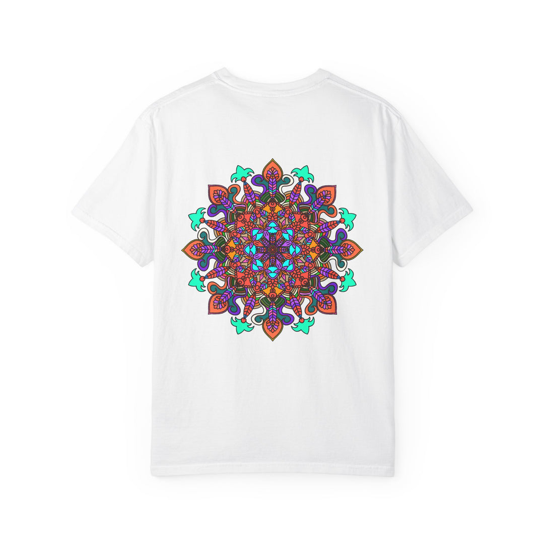 Mandala Art T-Shirt in Bold Colors for Creative Expression
